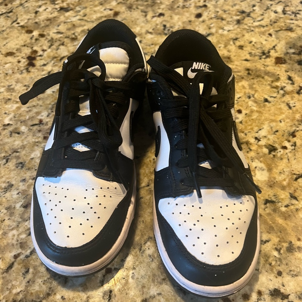 Nike Black and white Dunks Low